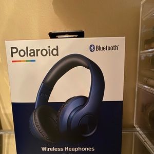 Polaroid Bluetooth wireless headphones, blue